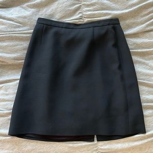 Bebe Gray Lined Pencil Skirt